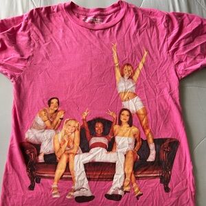 Pink Urban Outfitters Spice Girls Graphic T-Shirt